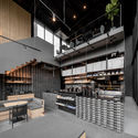 Kaizen Coffee / space+craft - Interior Photography, Kitchen, Shelving, Table, Beam