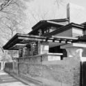 Home Studio de Frank Lloyd Wright. Imagem © Propriedade Pública Library of Congress, Prints and Photograph Division, Historic American Building Survey