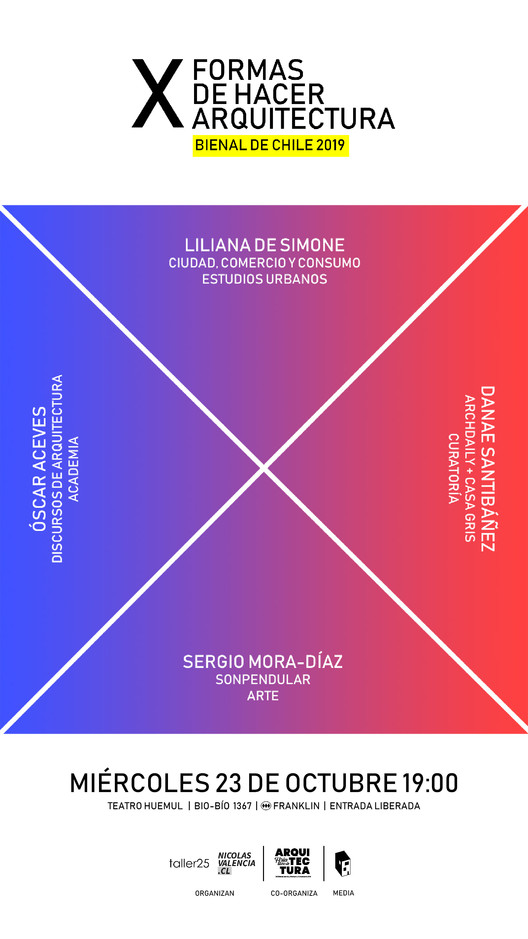 Second keynote session of #XFORMAS at the XXI Chile Architecture Biennial