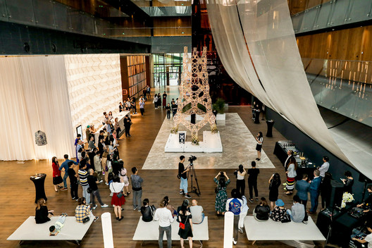 “编织丛林”设计中国北京2019开幕式装置 / 非静止建筑设计