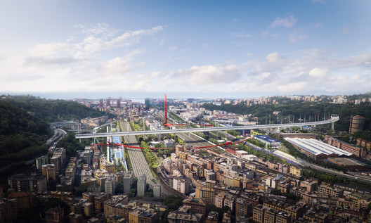 Stefano Boeri-led Team Wins Competition for the Parco del Ponte in Genoa Stefano Boeri-led Team Wins Competition for the Parco del Ponte in Genoa - Image 2 of 14