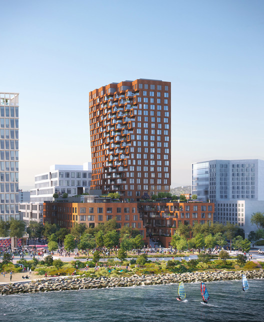 MVRDV Creates a 23story MixedUse Building for Mission Rock ArchDaily