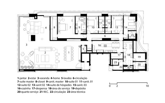 Apartamento Largo da Vitória / Sidney Quintela Architecture + Urban Planning - Imagem 15 de 15