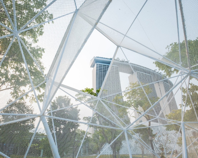 AirMesh Pavilion / AIRLAB - Windows, Facade, Cityscape