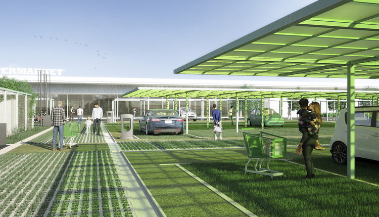 Sustainable Parking Space for an Eco-Responsible Generation | ArchDaily