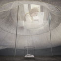 Whimsical Beach Installation Transforms Fabric to Cinema Screen - Image 3 of 4