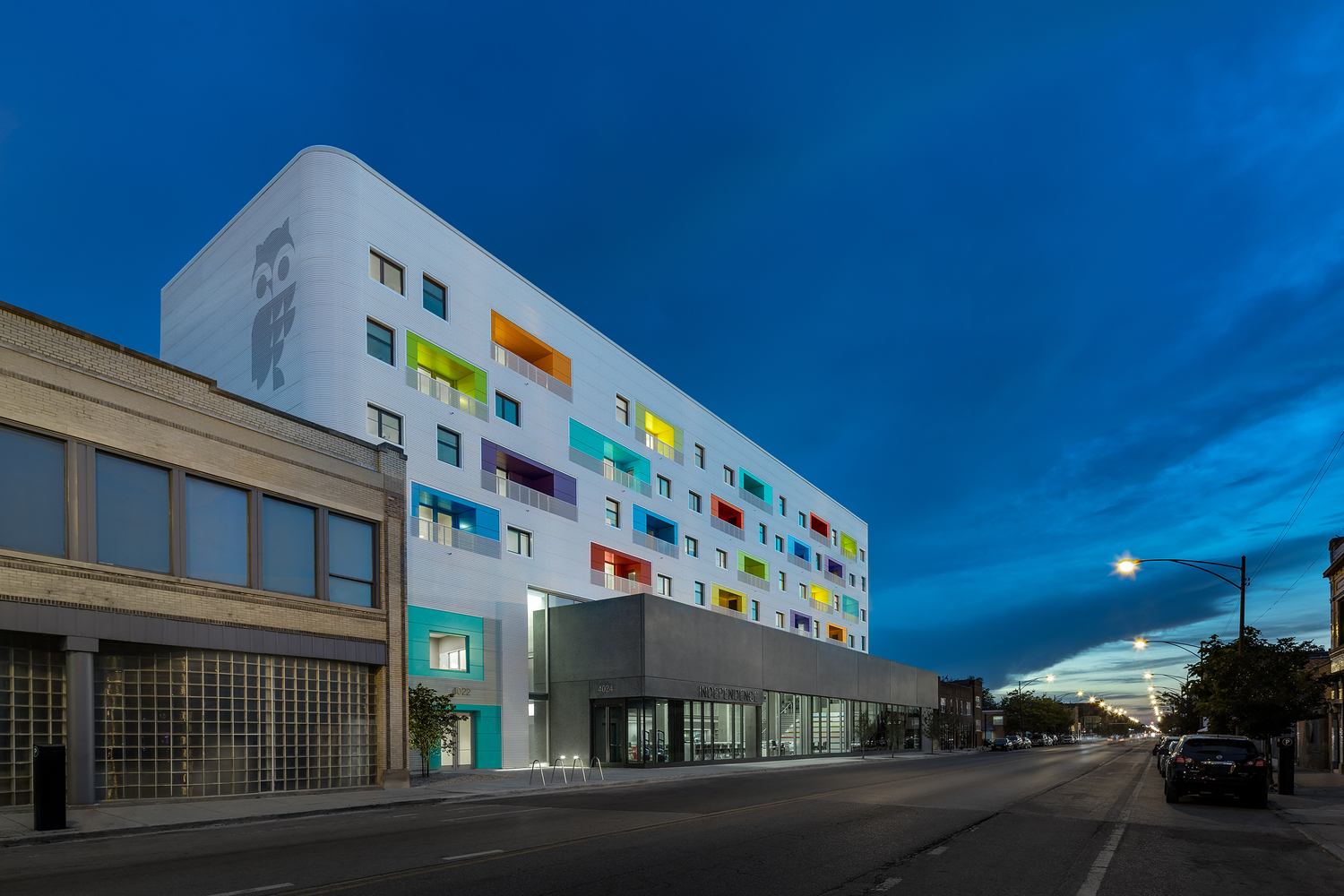 Gallery of Independence Library and Apartments / John Ronan Architects 17