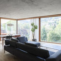 瑞士晶块小屋 / Beck + Oser Architekten - 室内图, 起居室, 沙发