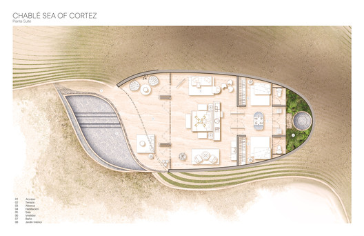 Sordo Madaleno Arquitectos presenta proyecto en las costas del Mar de Cortés en México - Imagen 9 de 15