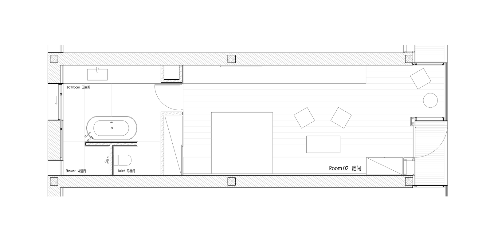 玫瑰庄园酒店 / 卓汉苏文建筑事务所 - 32 的图像 38