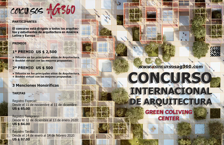 Convocatoria Concurso de Ideas - Green Coliving Center, Concursos AG360