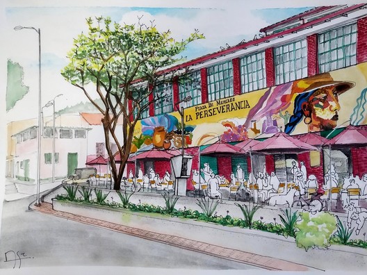 Urban Sketchers Bogotá: Public Spaces Through Freehand Drawing - Image 13 of 15