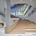 Huateng Headquarters / Leeko Studio - Interior Photography, Office Buildings, Stairs, Facade, Handrail, Door