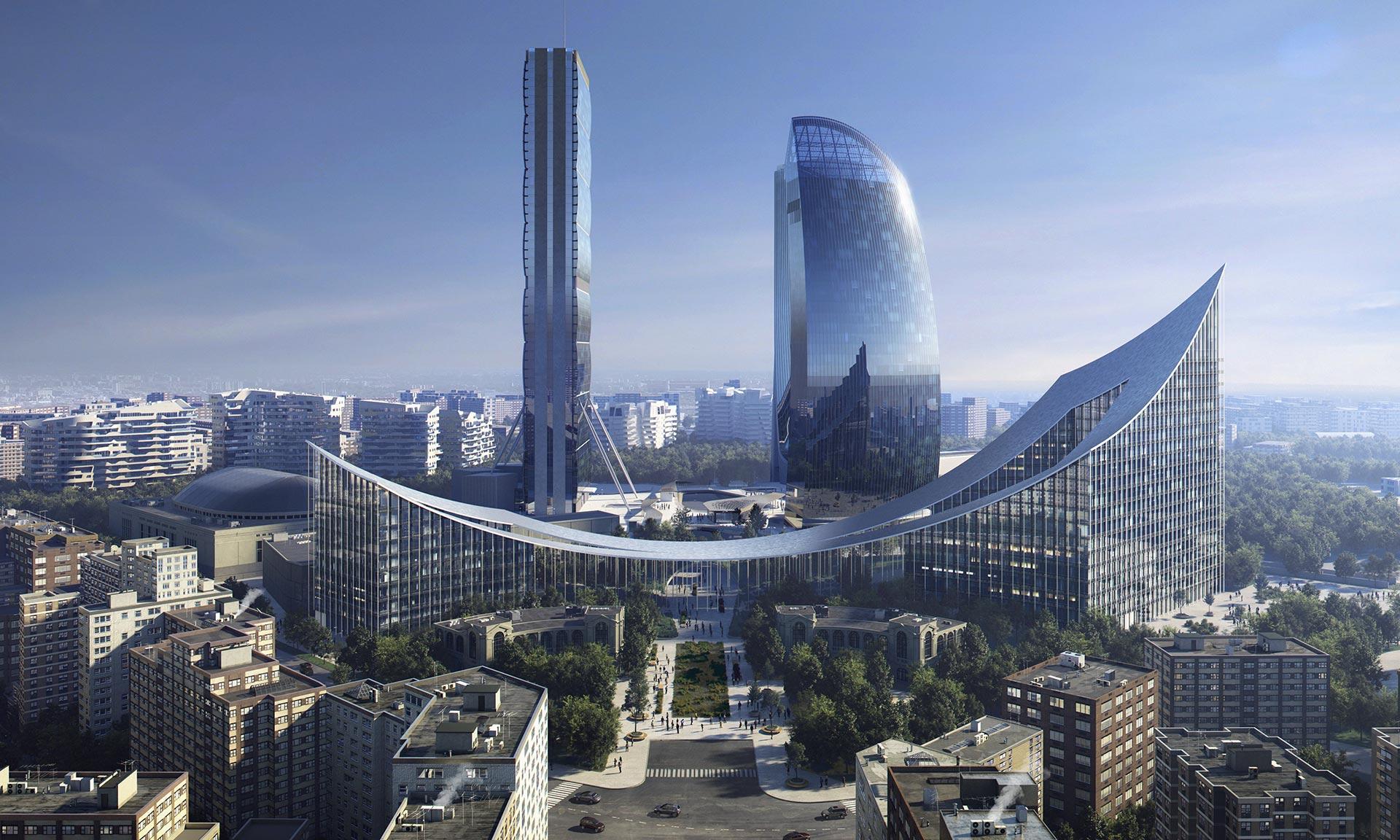 Gallery of BIG Unveils New Gateway for Milan's CityLife District 3