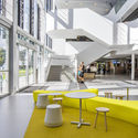 Plaza Redevelopment and Student Hub / Woods Bagot - Interior Photography, Table, Chair