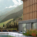 Hesselbrand projeta hotel e spa com materiais tradicionais nos Alpes suíços - Image 2 of 4