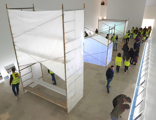 Scaffolding installations explore ephemeral architecture in Spain - Image 1 of 14