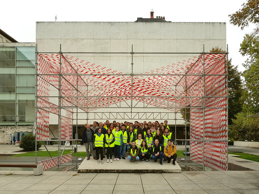 Scaffolding installations explore ephemeral architecture in Spain - Image 8 of 14