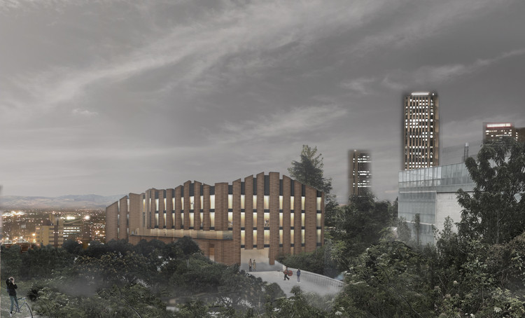 Render - Fachada oriental. Image Cortesía de AGRA Anzellini Garcia-Reyes Arquitectos