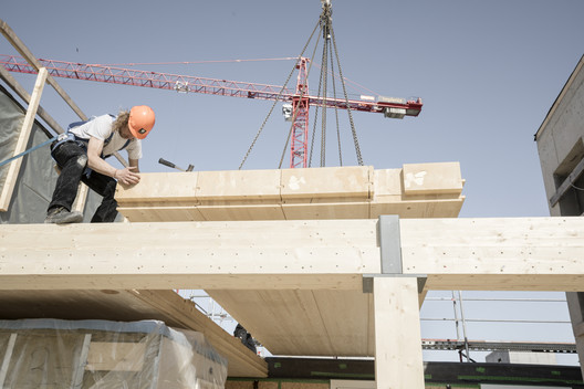 “sue&til” – New City of Wood Housing / ARGE suetil + weberbrunner architekten ag + Soppelsa Architekten “sue&til” – New City of Wood Housing / ARGE suetil + weberbrunner architekten ag + Soppelsa Architekten - Exterior Photography, Beam