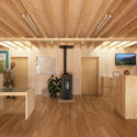 Plainfaing Tourist Office (88) / Studiolada - Interior Photography, Kitchen, Beam