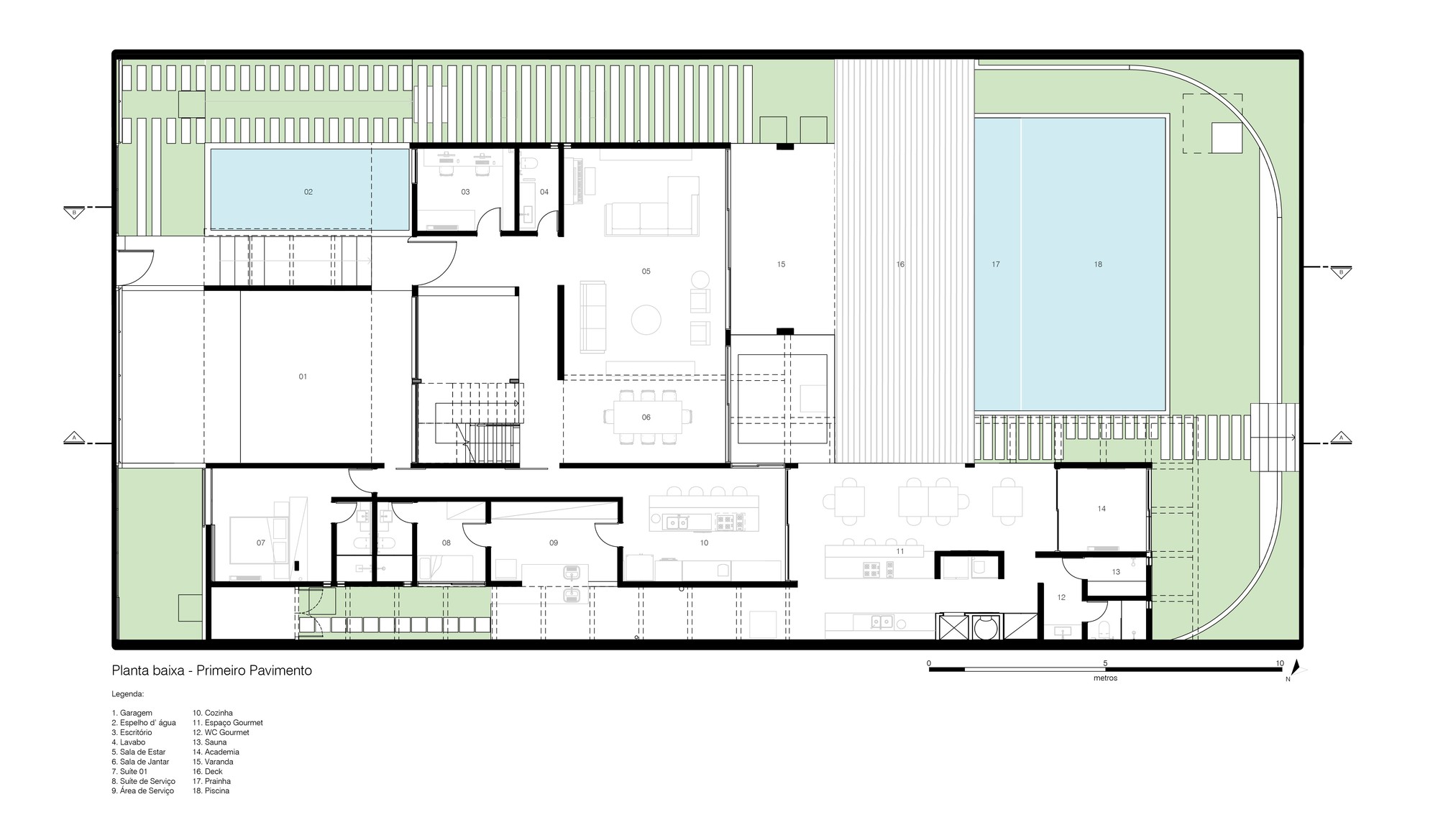 Gallery Of Ga House Esquadra Arquitetos 18