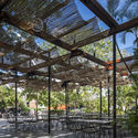The Art Space Gallery & Restaurant  / ShapeUs studio - Exterior Photography, Gallery, Garden, Facade, Beam, Table