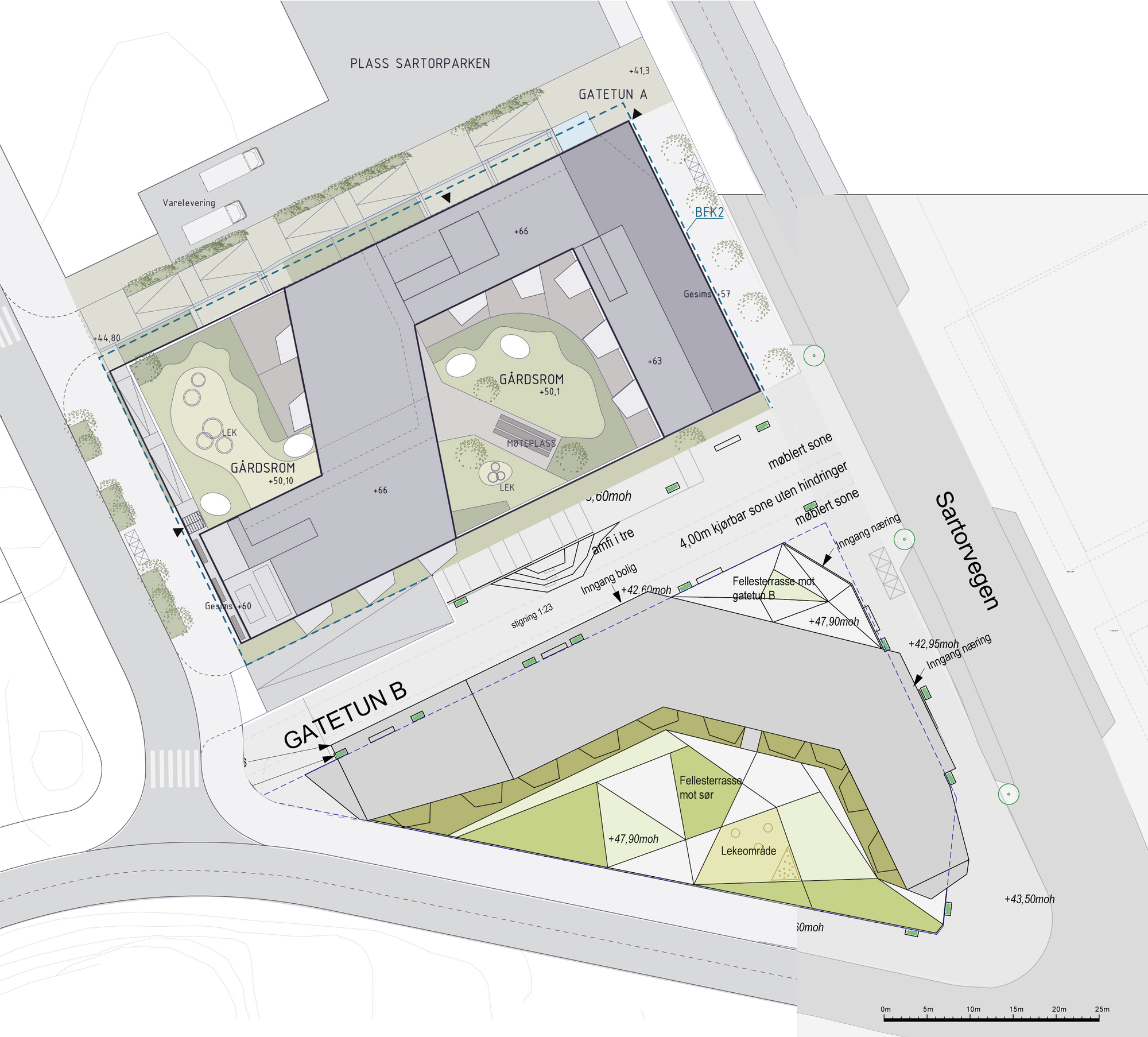 画廊 挪威公寓Straumehagen,即使走道也是阳台 / 3RW Arkitekter - 21