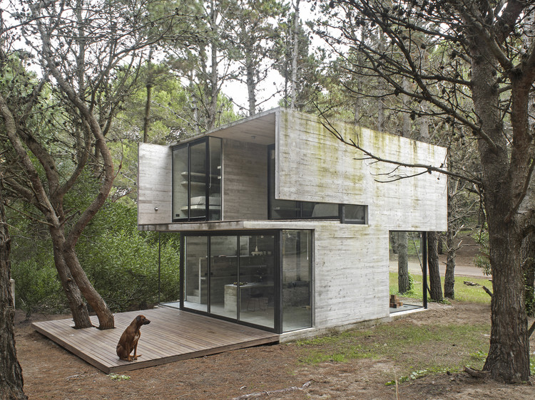 Exposed Concrete Houses in Argentina: 50 Projects and Their Floor Plans - Image 52 of 101