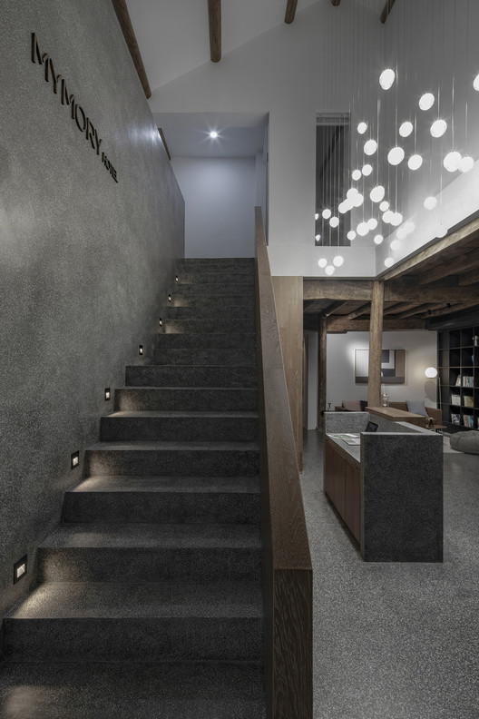 MYMORY - Boutique Hotel / Atelier RIGHT HUB - Interior Photography, Bathroom, Stairs, Handrail