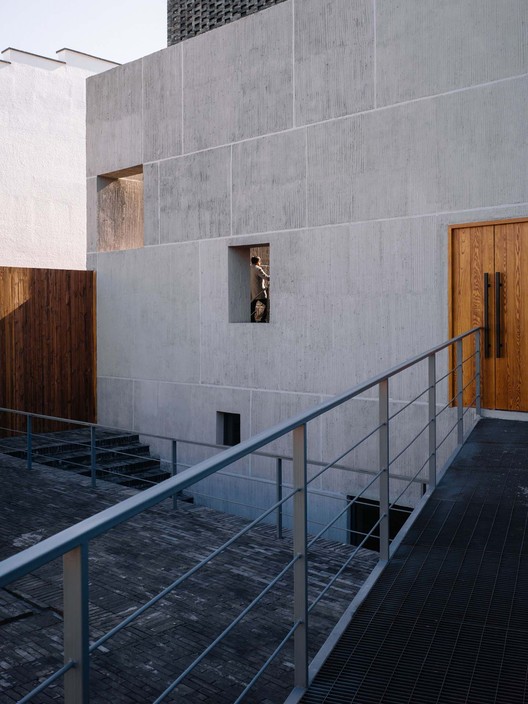 Wu Yueshi Art Museum / officePROJECT - Interior Photography, Stairs, Concrete, Handrail