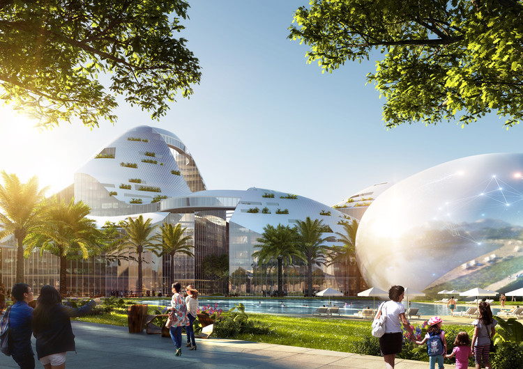 MVRDV Reveals a Smart City Proposal for the Tencent Headquarters Campus in Qianhai Bay - Image 6 of 26