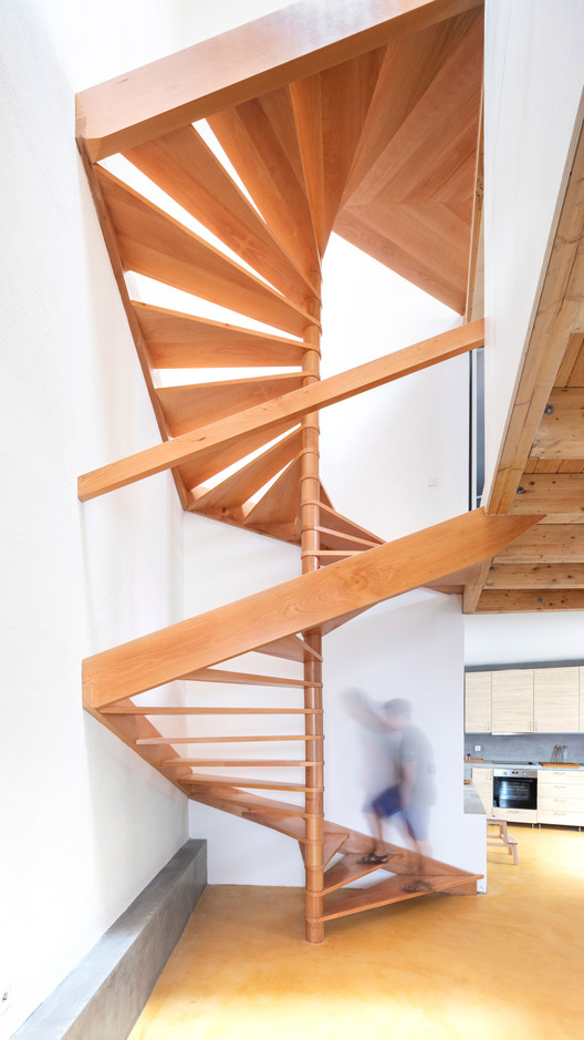 Condeixa House / BAAU + Diego Inglez de Souza - Interior Photography, Stairs, Wood