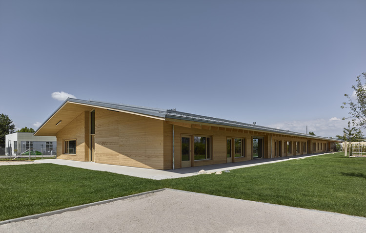 Trumpf Day-Care Center / Barkow Leibinger - Exterior Photography, Facade