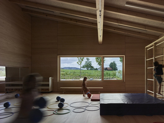 Trumpf Day-Care Center / Barkow Leibinger Trumpf Day-Care Center / Barkow Leibinger - Interior Photography, Wood, Beam
