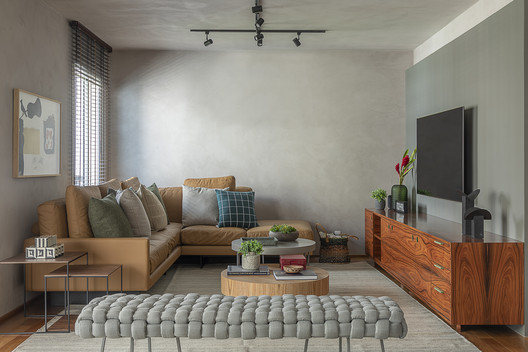 Jardins Apartment / AS Design Arquitetura - Interior Photography, Living Room, Wood