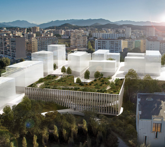 Rudy Ricciotti + Amelia Tavella Design the Ajaccio Conservatory of Music in France Rudy Ricciotti + Amelia Tavella Design the Ajaccio Conservatory of Music in France - Image 1 of 7