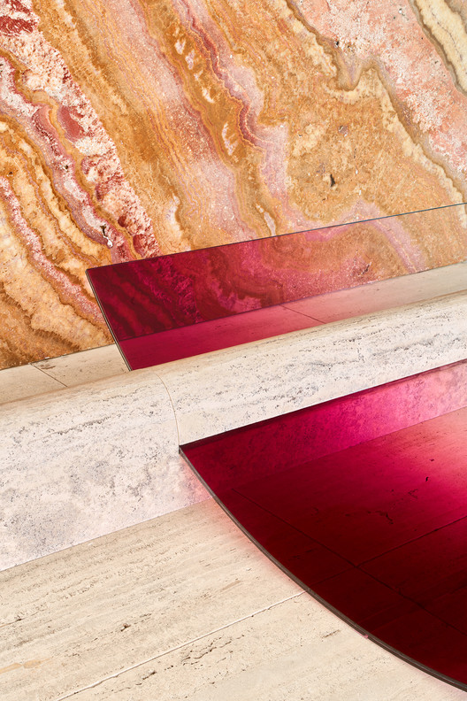 "No Fear of Glass", an Artistic Intervention in the Mies van der Rohe Pavilion by Sabine Marcelis - Image 3 of 13