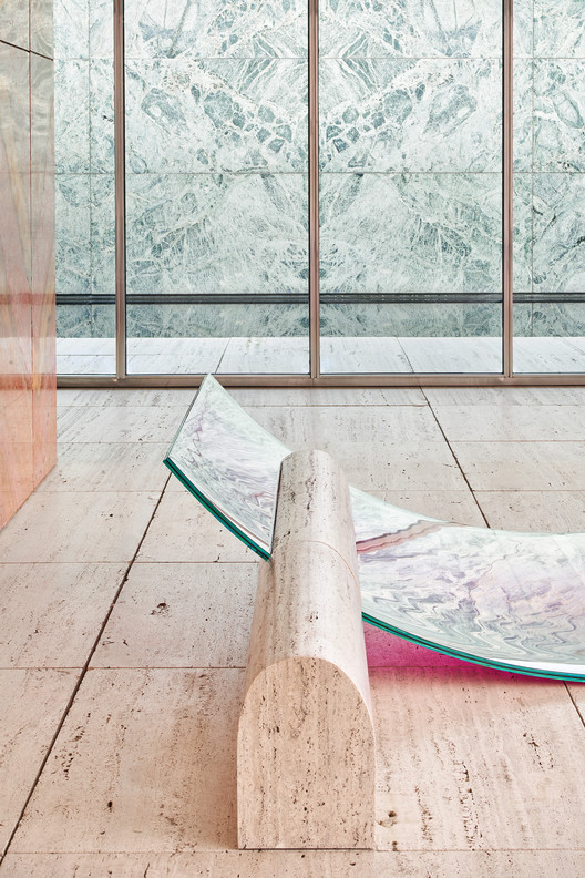 "No Fear of Glass", an Artistic Intervention in the Mies van der Rohe Pavilion by Sabine Marcelis - Image 10 of 13