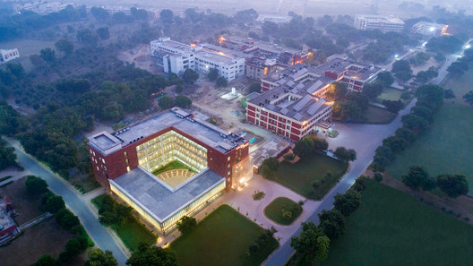 Vidya Devi Jindal Paramedical College / SpaceMatters - Exterior Photography, Aerial View Photography