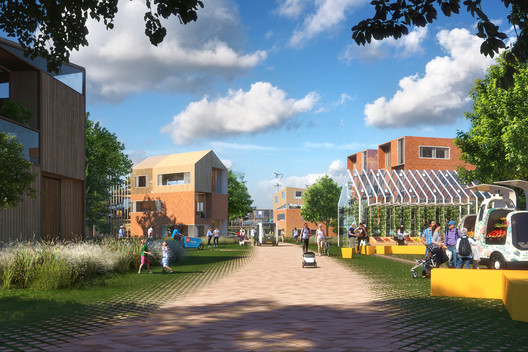 UNSense desenvolve bairro adaptativo de 100 residências, parte do Plano Diretor do Brainport Smart District do UNStudio