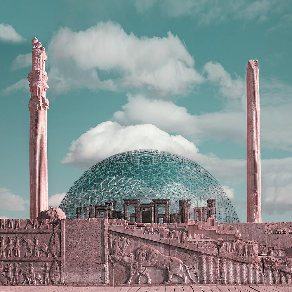 Iran's Cultural Site Persepolis Reimagined through Minimalist Frames, Mohammad Hassan Forouzanfar