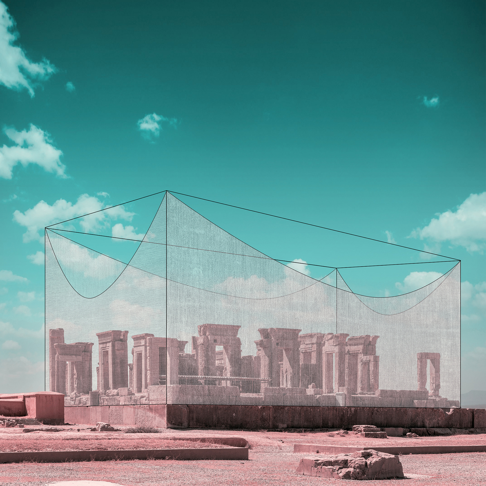 Iran's Cultural Site Persepolis Reimagined through Minimalist Frames, Mohammad Hassan Forouzanfar