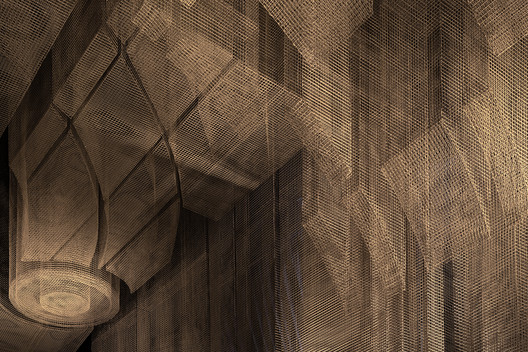 Fillmore Sculpture at Cathédrale Restaurant / Tresoldi Studio - Interior Photography