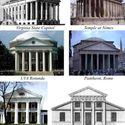 Figure 3: History is not a line but a fugue, full of recapitulations and revivals. Here Jefferson revived Palladio and Roman architects. Image Courtesy of Dino Marcantonio