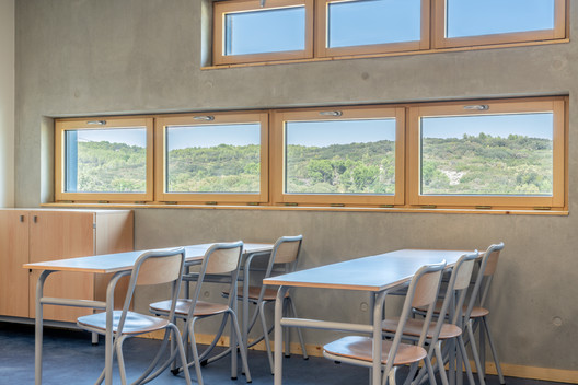 Ada Lovelace secondary school / Ateliers A+ - Interior Photography, Dining room, Wood, Glass