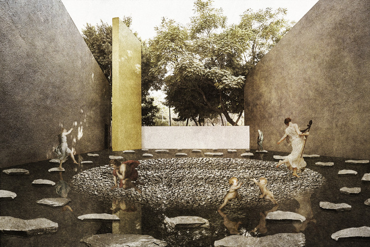 Esta es la propuesta ganadora del Concurso Pabellón Eco 2020, © Diego Rivero Borrell