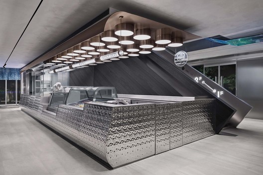 HEYTEA LAB, Shenzhen OCT Harbor Store  / TOMO DESIGN - Interior Photography, Glass, Concrete