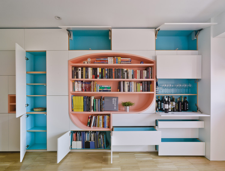 IC House / Ad-hoc msl - Interior Photography, Closet, Wood, Shelving