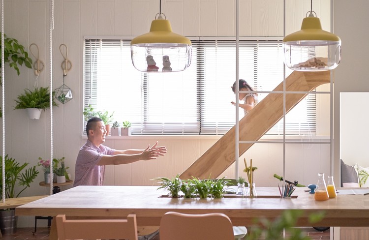 Arquitectura lúdica en casa: Juegos infantiles de interior, The Family Playground / HAO Design. Image © Hey! Cheese
